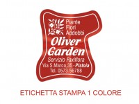 Etichette adesive per fioristi, fiorai e vivaisti (mm 35x30)  (cod.23G)